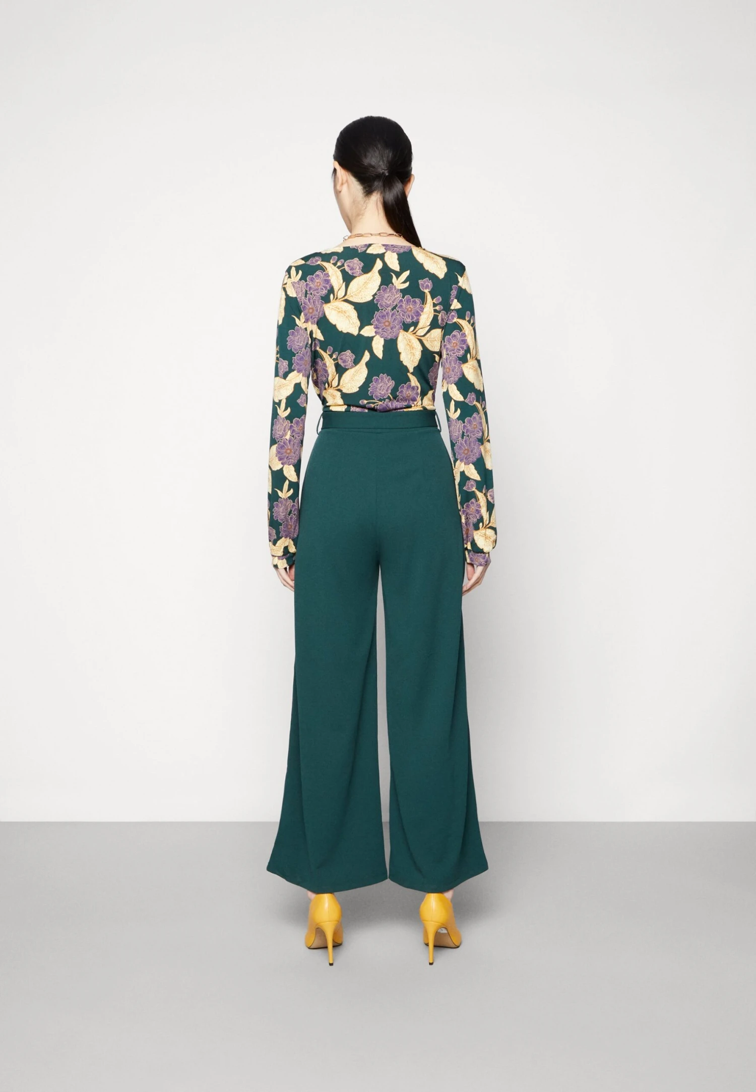 Anna Field Jumpsuit - Dark Green/Yellow 5 Anna Field Jumpsuit - Dark Green/Yellow - Image 3