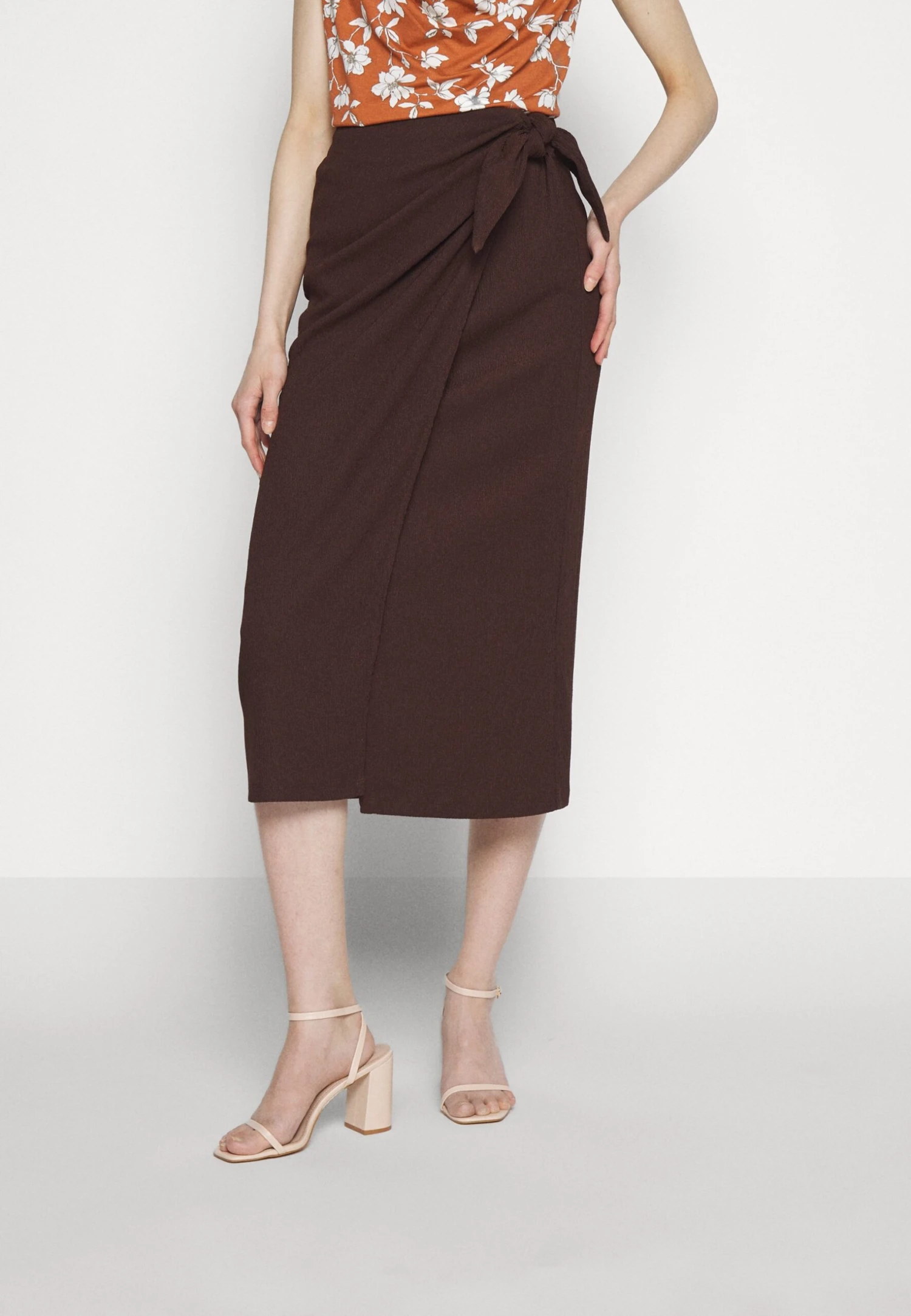 Anna Field A-Line Skirt - Brown 5 Anna Field A-Line Skirt - Brown - Image 3