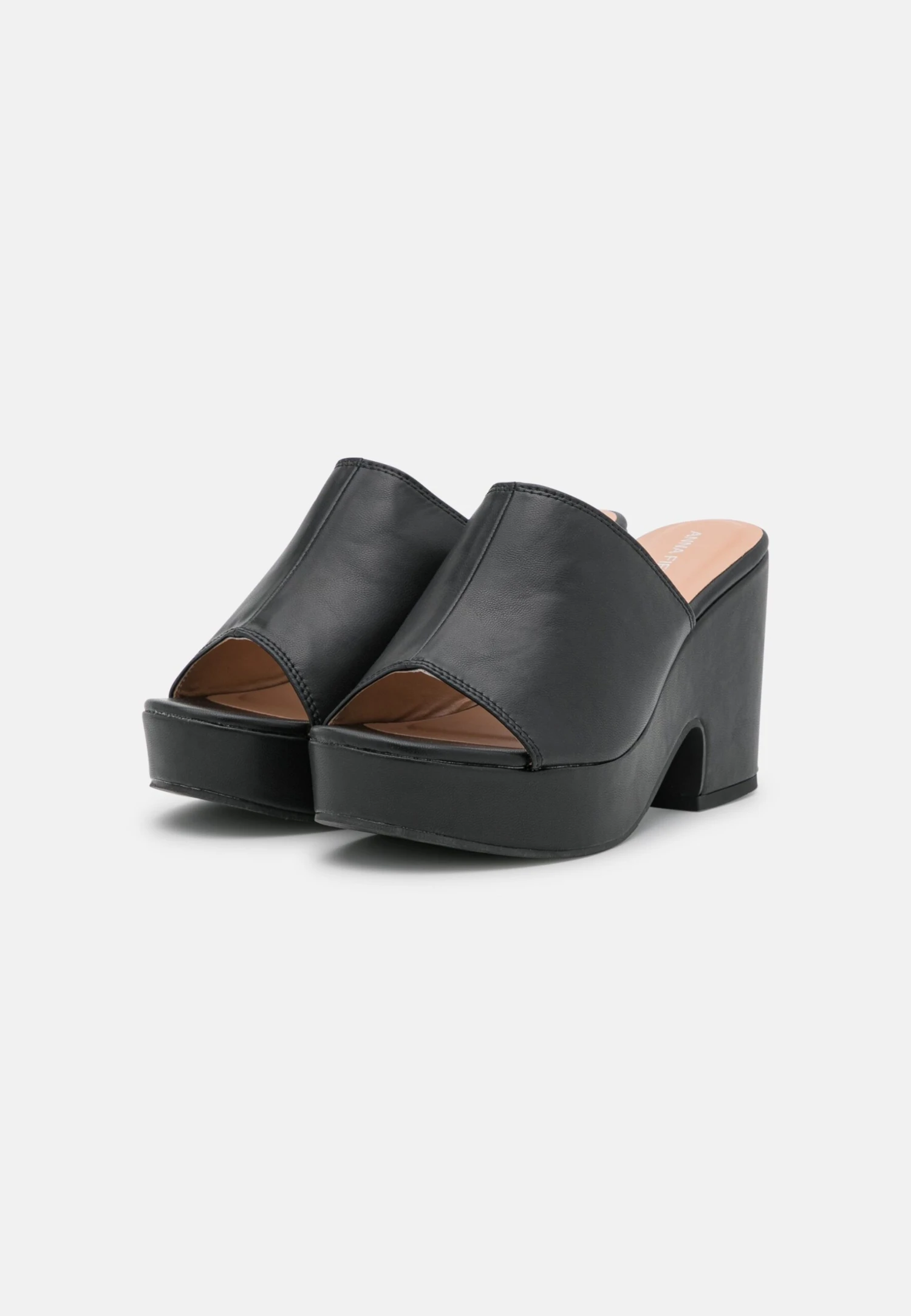Wide Fit - Heeled Mules 5 Wide Fit - Heeled Mules - Image 3