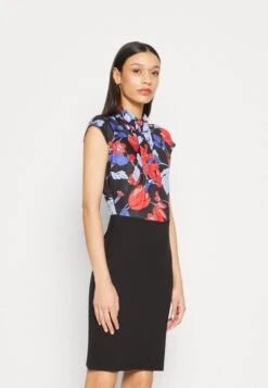 Anna Field Jersey Dress - Black/Red/Blue -Anna Field 1029cf6471724d7cab43fed1ed74d7a3