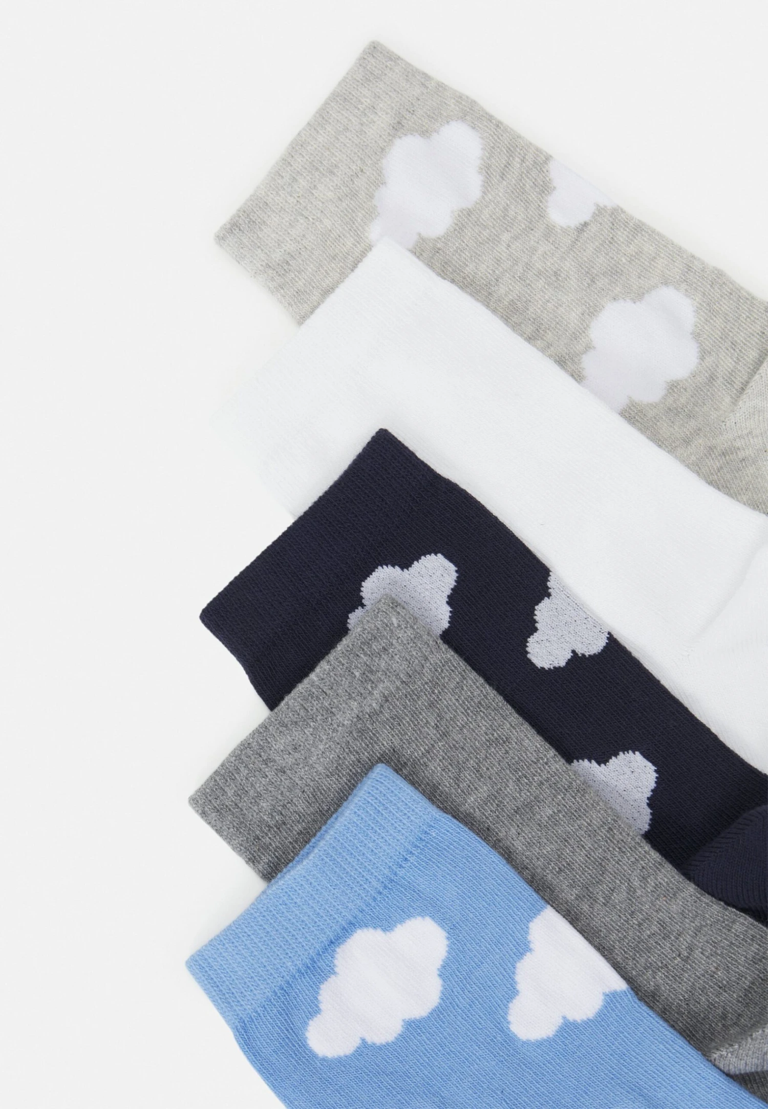 Anna Field 5Pk Cloud Socks - Socks - Multi-Coloured 4 Anna Field 5Pk Cloud Socks - Socks - Multi-Coloured - Image 2