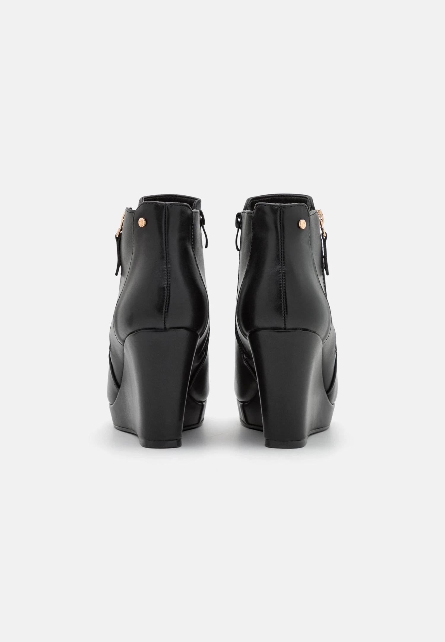 Platform Ankle Boots - Black 6 Platform Ankle Boots - Black - Image 4