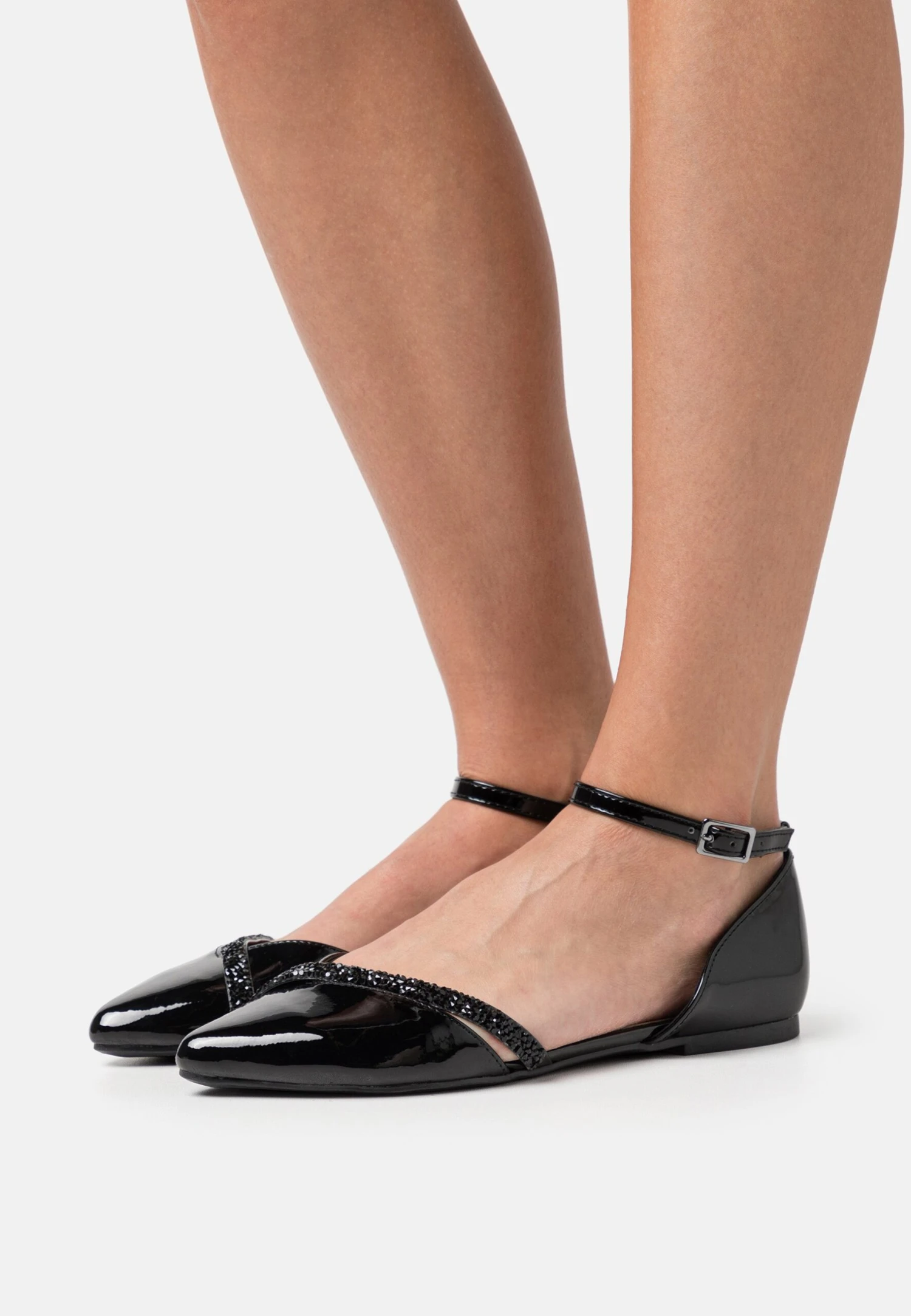 Anna Field Ankle Strap Ballet Pumps - Black 3 Anna Field Ankle Strap Ballet Pumps - Black