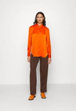 Anna Field Button-Down Blouse - Orange -Anna Field 16033974dee74606a69d94c9f0e76fac