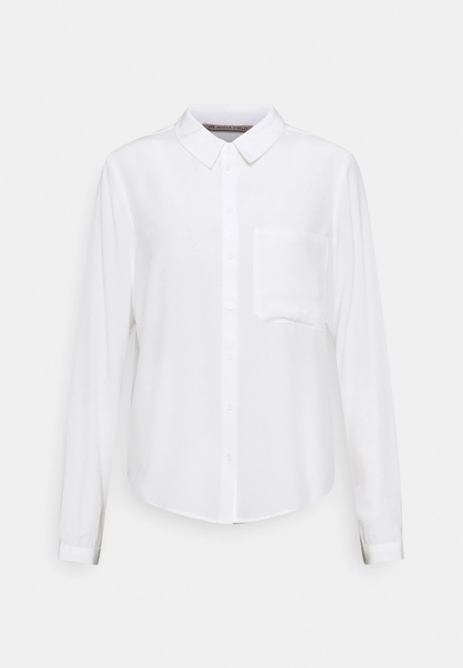 Anna Field Basic Blouse With Pocket - Button-Down Blouse - Off-White 3 Anna Field Basic Blouse With Pocket - Button-Down Blouse - Off-White