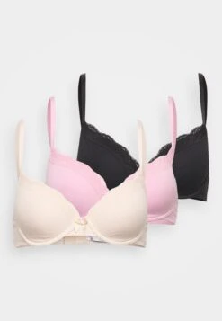Anna Field 3 Pack - Underwired Bra - Nude - 916_Black - 802_Pink - 402 -Anna Field 17aacd624fec4a09b37abaf6e8a4329a