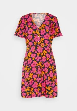 Anna Field Shirt Dress - Pink/Orange -Anna Field 1b3c00db65e644e2b1d0ab20395fa641