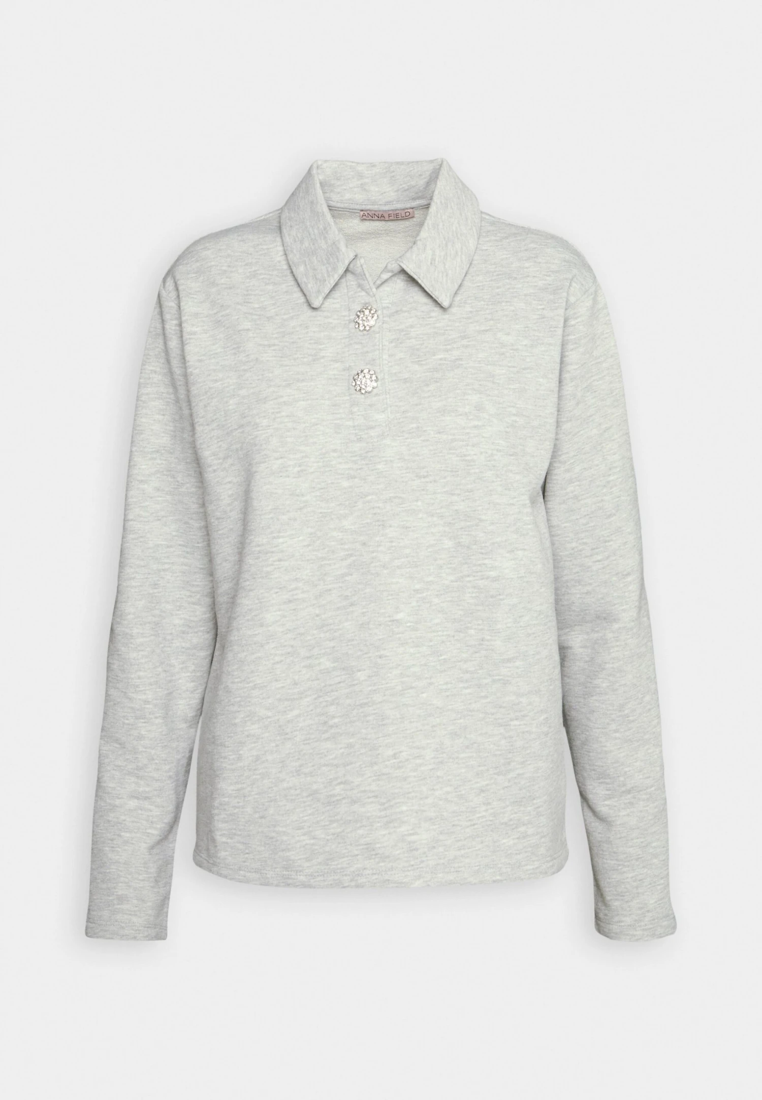 Anna Field Sweatshirt - Mottled Light Grey 3 Anna Field Sweatshirt - Mottled Light Grey