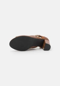 Anna Field Leather - Ankle Cuff Sandals - Cognac -Anna Field 1f6a2f6ff19e4d74bb3ca5506bba5cab