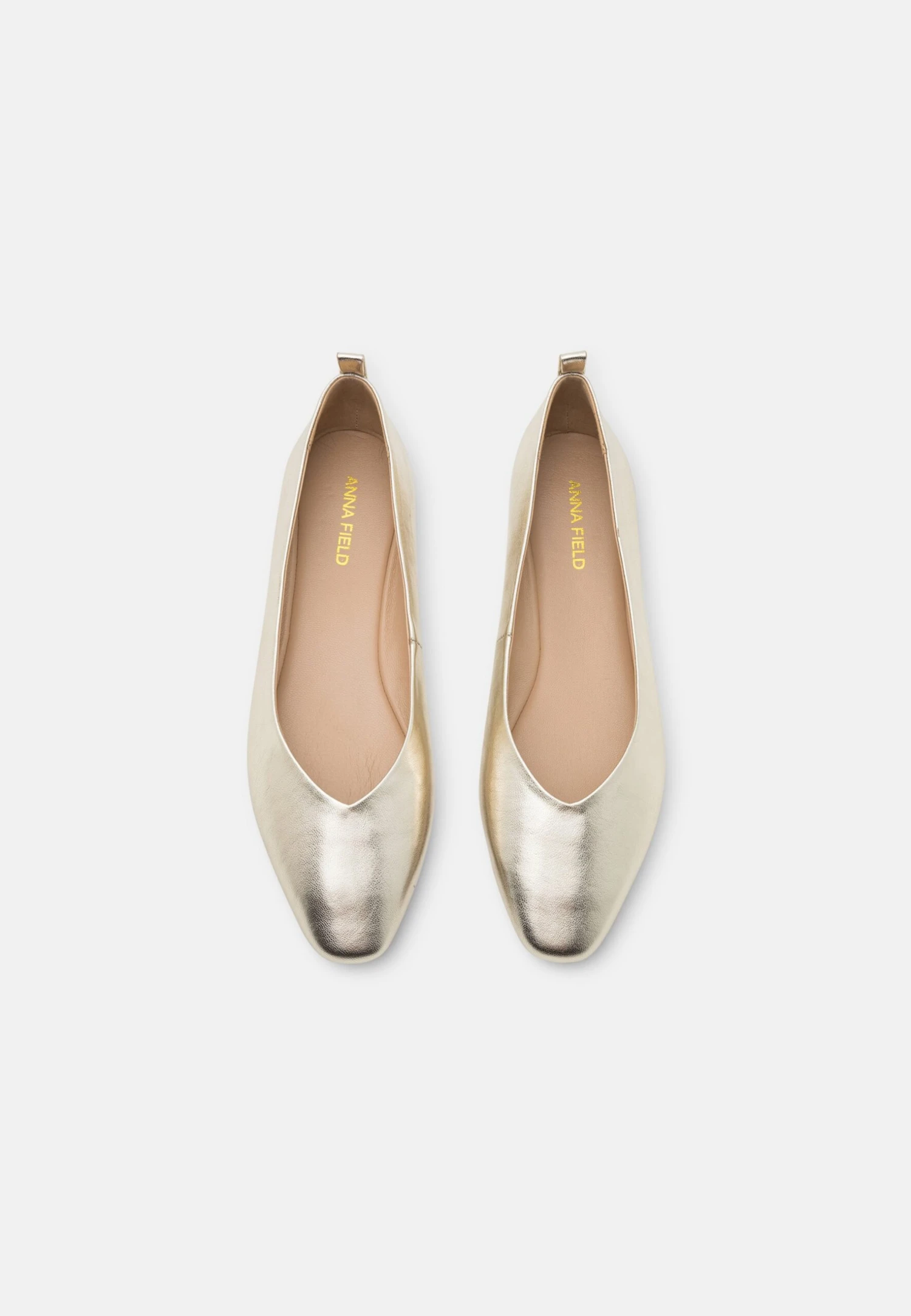Anna Field Leather - Ballet Pumps - Gold 8 Anna Field Leather - Ballet Pumps - Gold - Image 6
