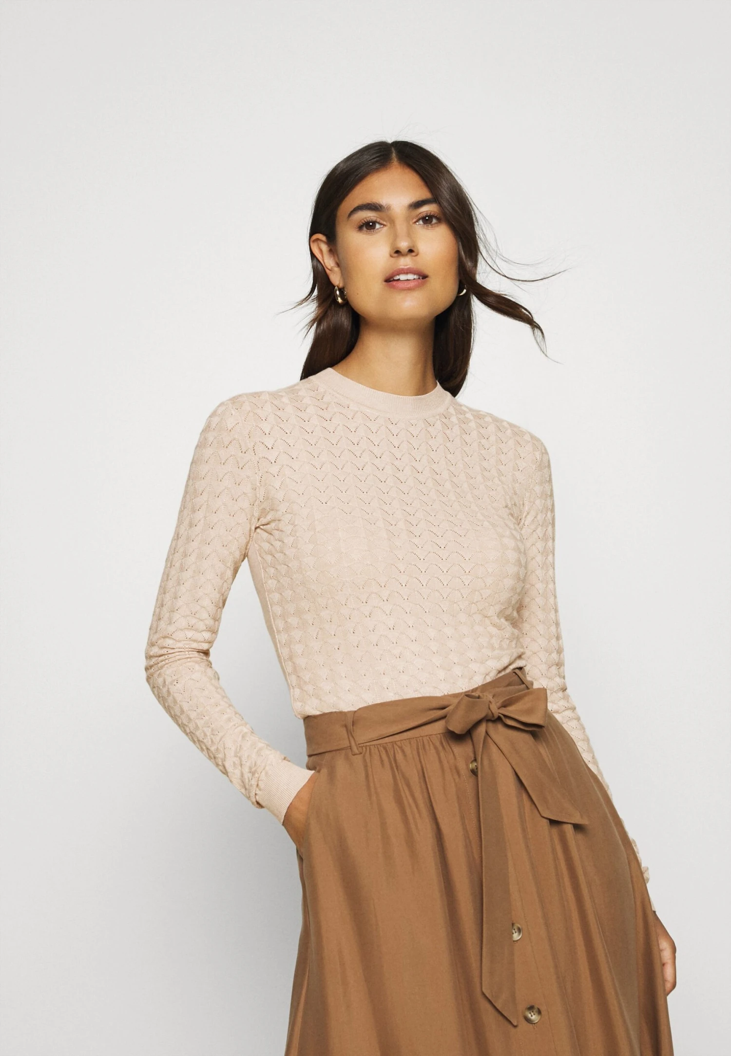 Anna Field Jumper - Light Tan Melange 3 Anna Field Jumper - Light Tan Melange