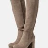 High Heeled Boots - Taupe 1 High Heeled Boots - Taupe -Anna Field 382f90244065438a81d8d0c7cbfe6332