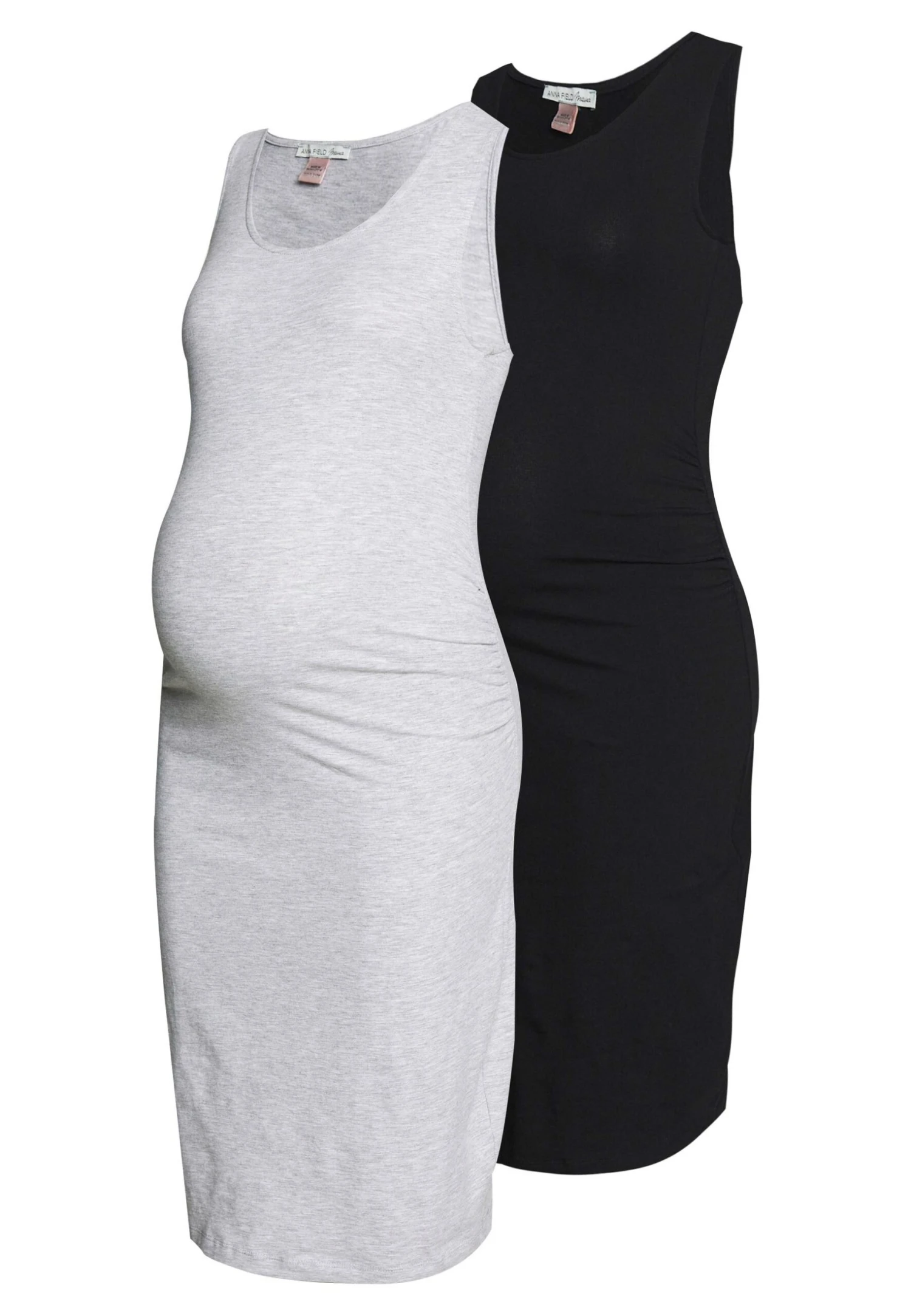2 Pack - Shift Dress - Light Grey/Black 8 2 Pack - Shift Dress - Light Grey/Black - Image 6