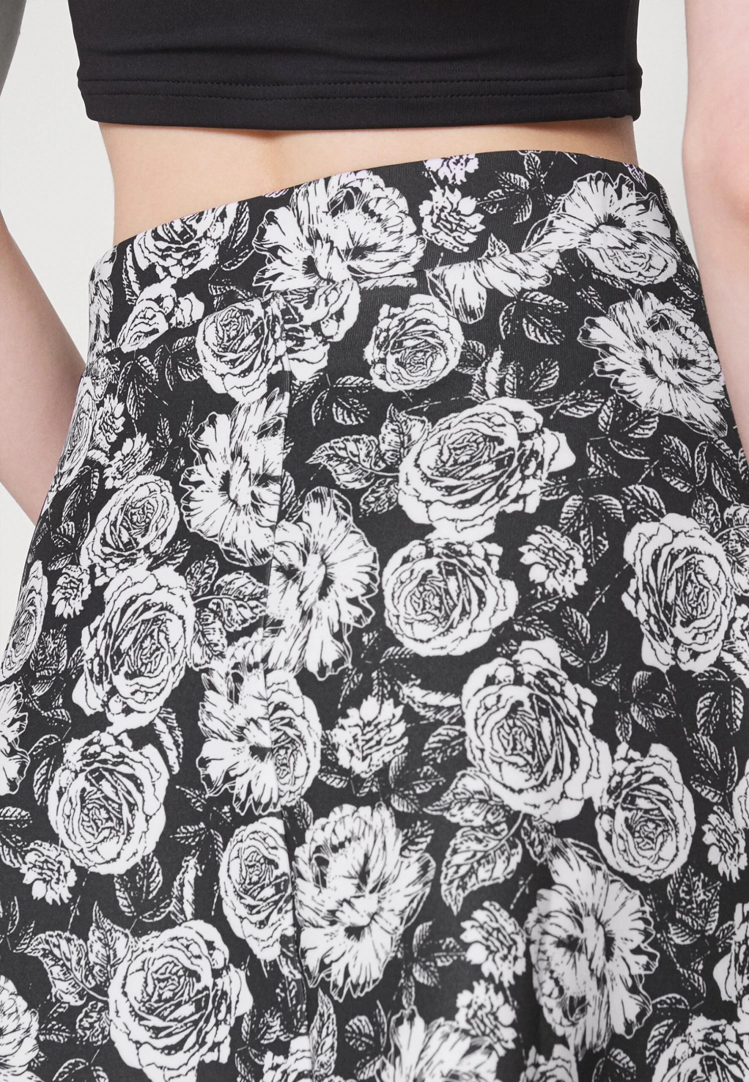 A-Line Skirt - Black/White 8 A-Line Skirt - Black/White - Image 6