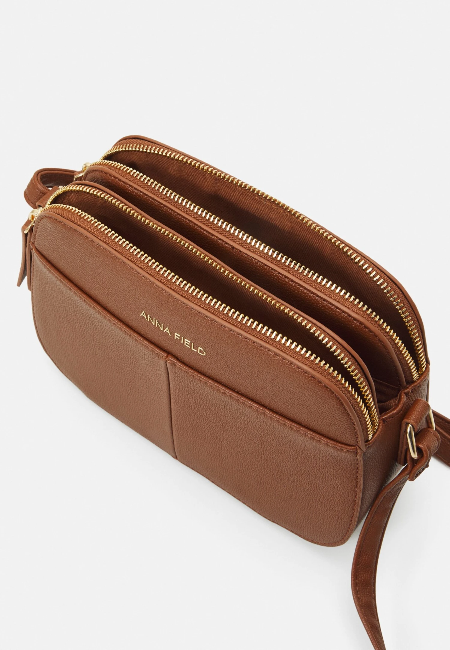 Anna Field Across Body Bag - Cognac 5 Anna Field Across Body Bag - Cognac - Image 3