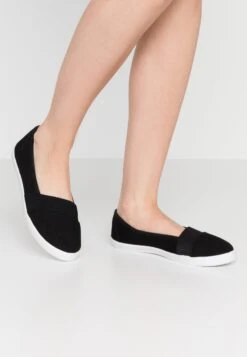 Anna Field Slip-Ons - Black