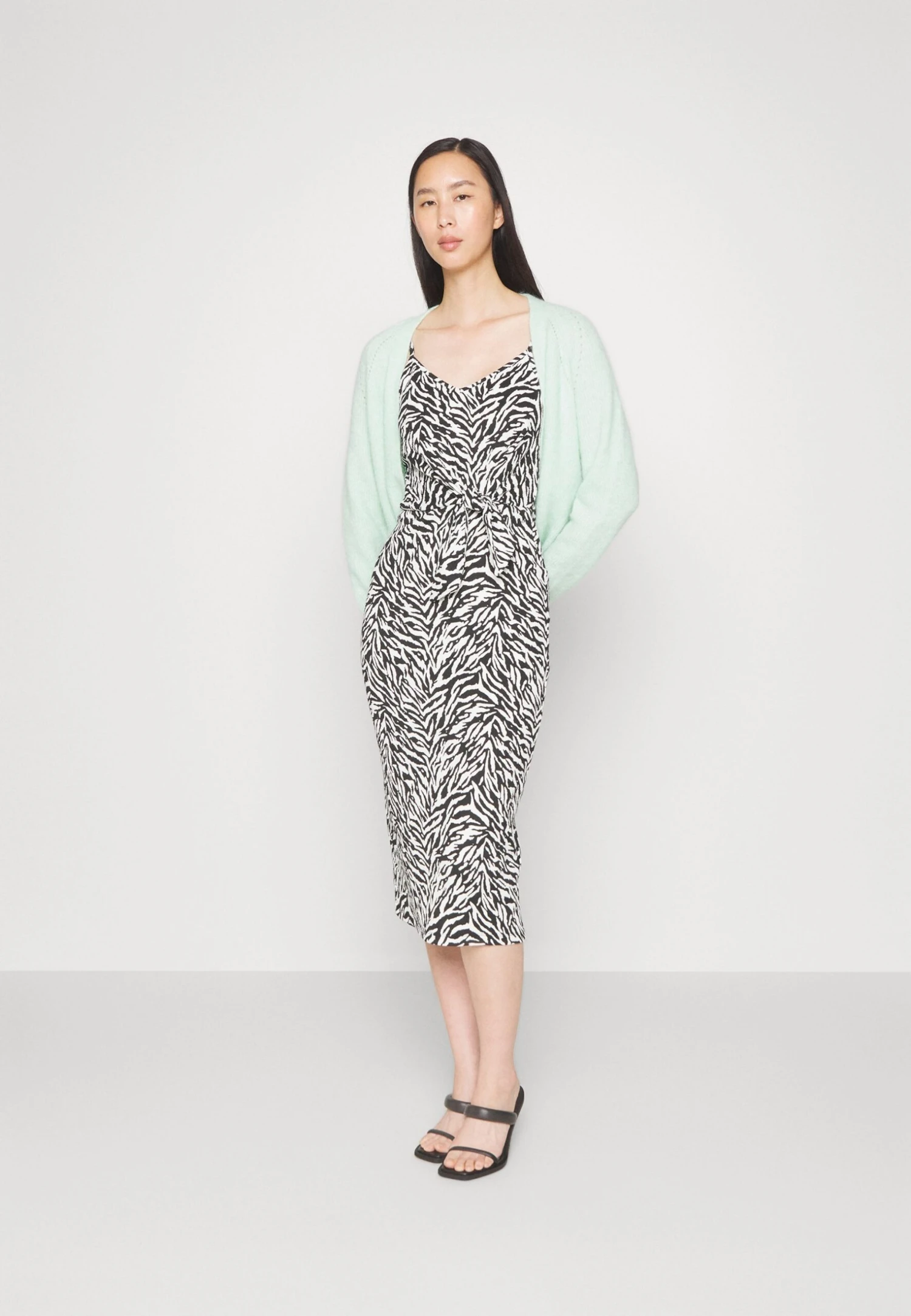 Anna Field Day Dress - Black/White 4 Anna Field Day Dress - Black/White - Image 2