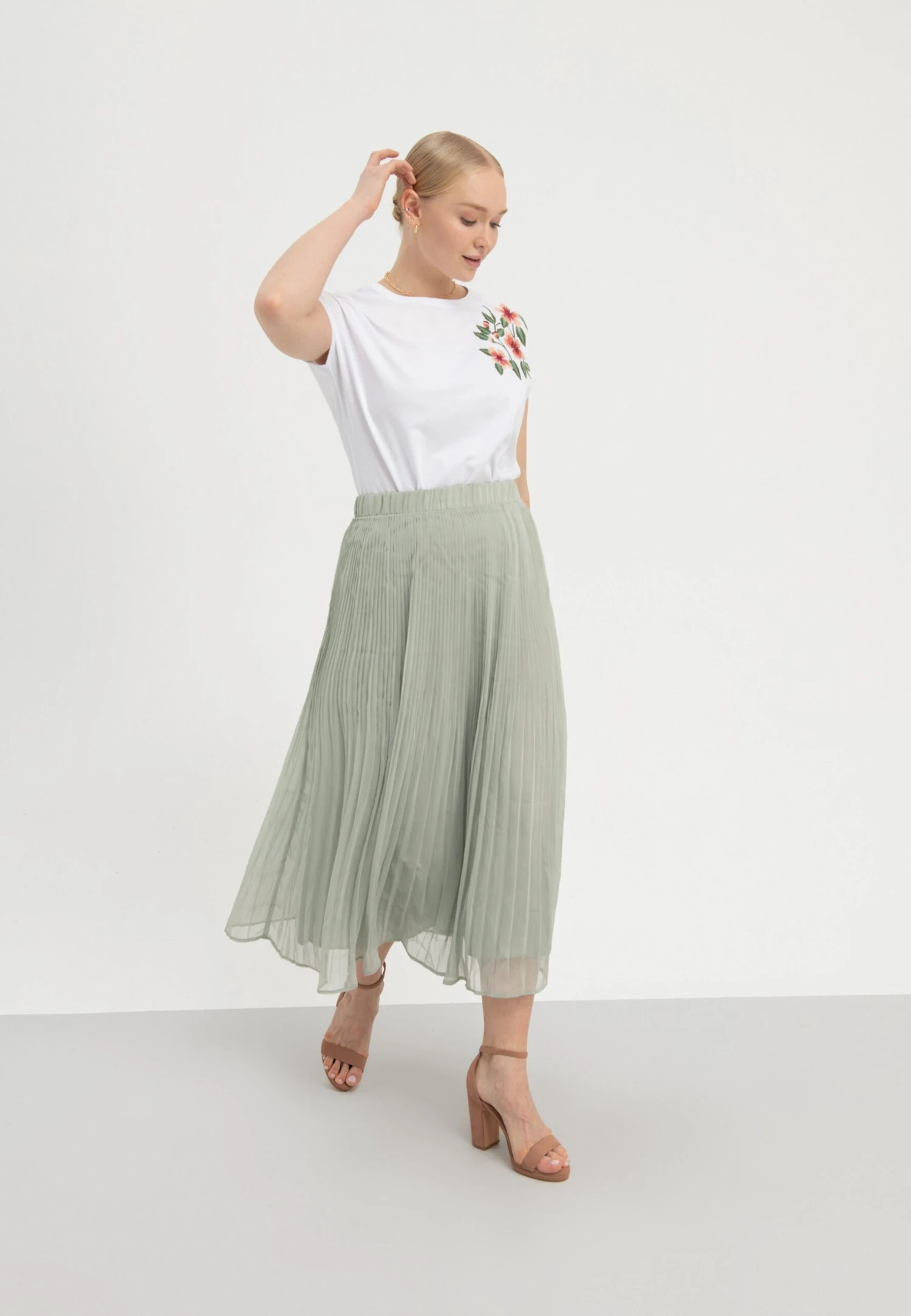 Anna Field Print T-Shirt - White 4 Anna Field Print T-Shirt - White - Image 2