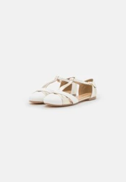 Anna Field Leather- Ankle Strap Ballet Pumps - White 10 Anna Field Leather- Ankle Strap Ballet Pumps - White -Anna Field 4d1011228a6e4a998b85afe4e2cb493b