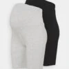 2 Pack - Leggings - Trousers - Black/Light Grey 1 2 Pack - Leggings - Trousers - Black/Light Grey -Anna Field 553bb7afc43b4d23aeb44abb15371253