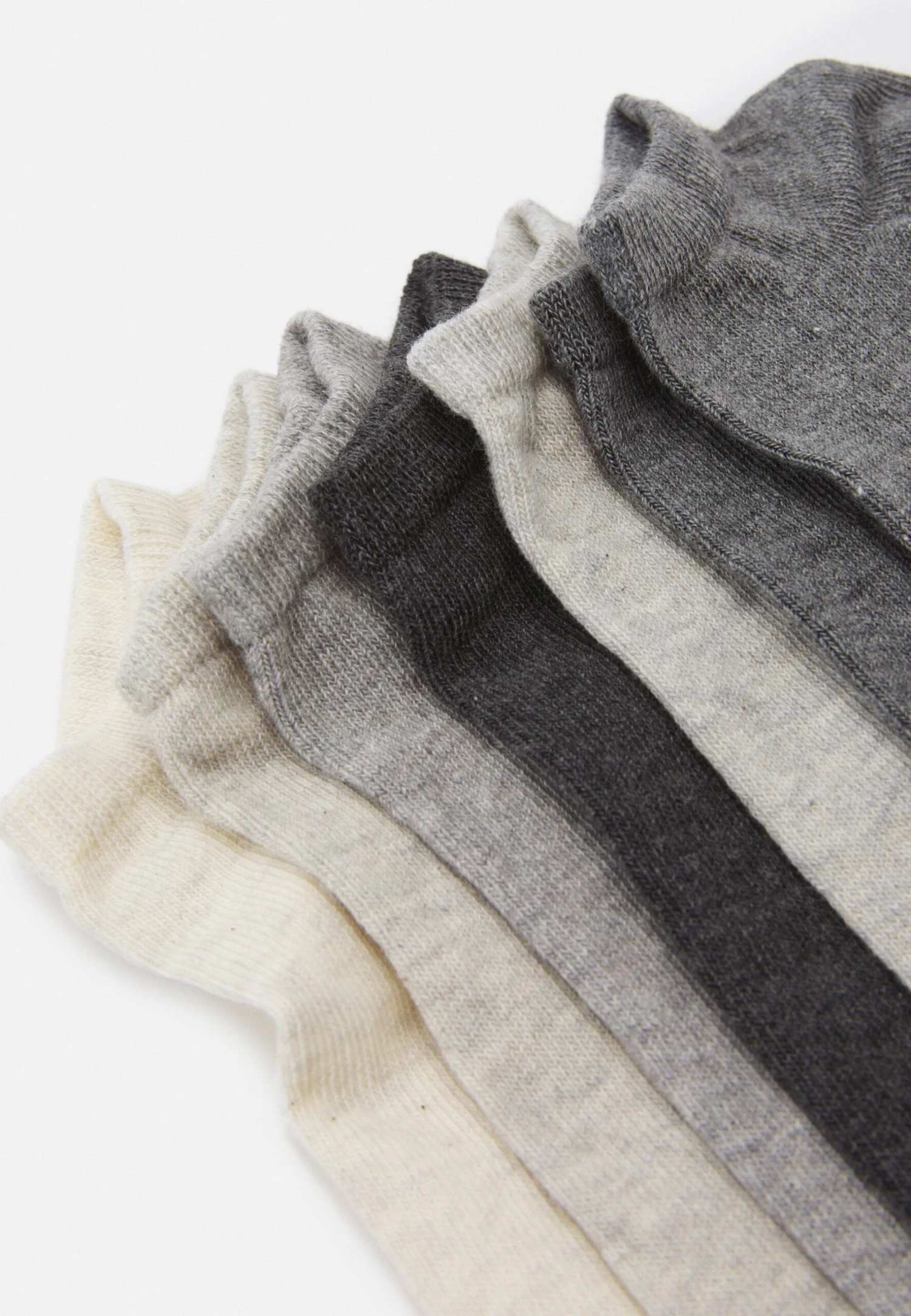 Anna Field 8Pp Sneaker Socks - Socks - Grey 4 Anna Field 8Pp Sneaker Socks - Socks - Grey - Image 2