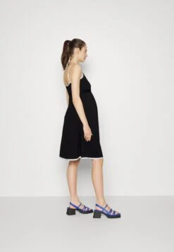 Jersey Dress - Black/White -Anna Field 580b65e5b67845699534219374d20b31