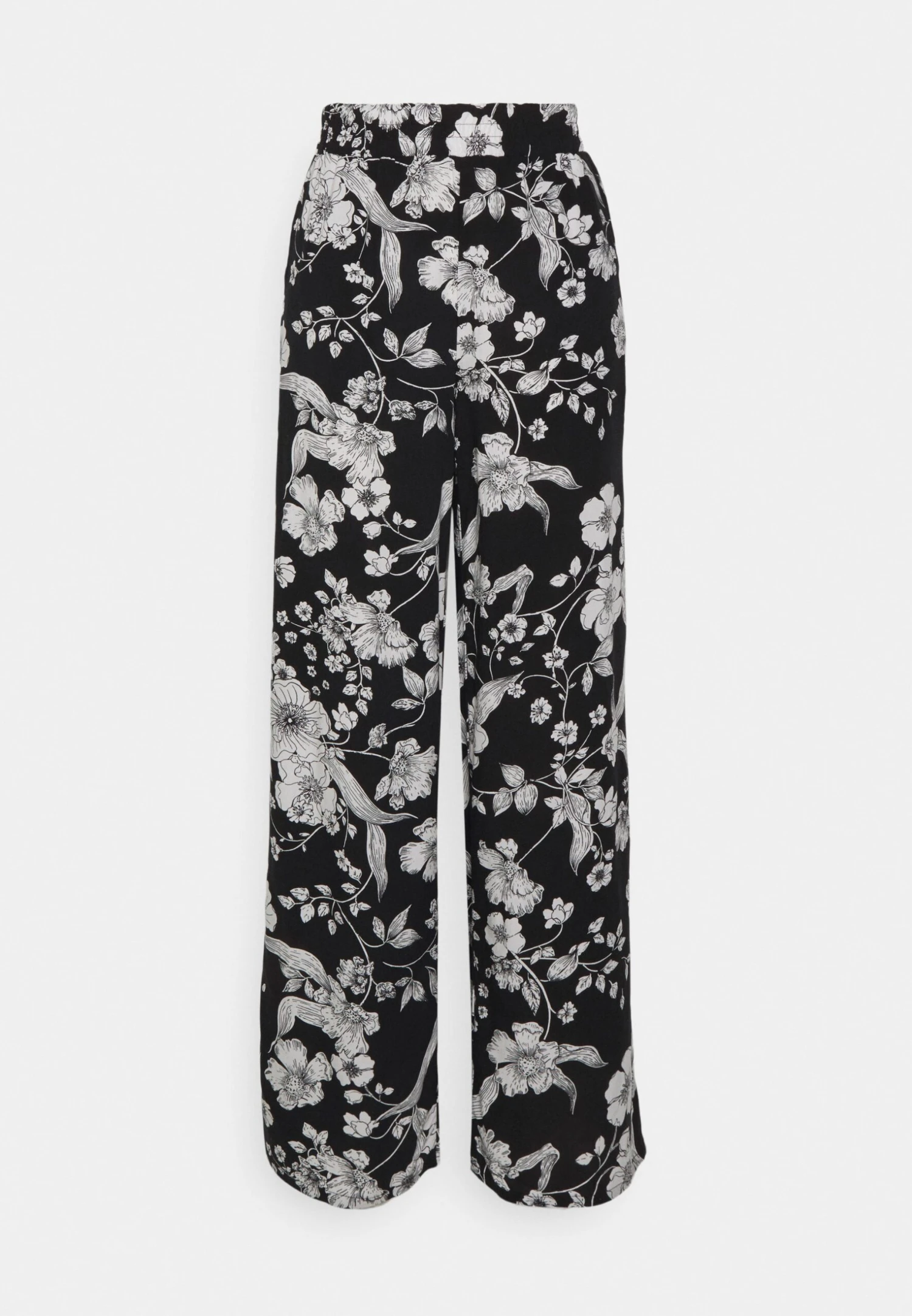 Trousers - Black/Off-White 7 Trousers - Black/Off-White - Image 5
