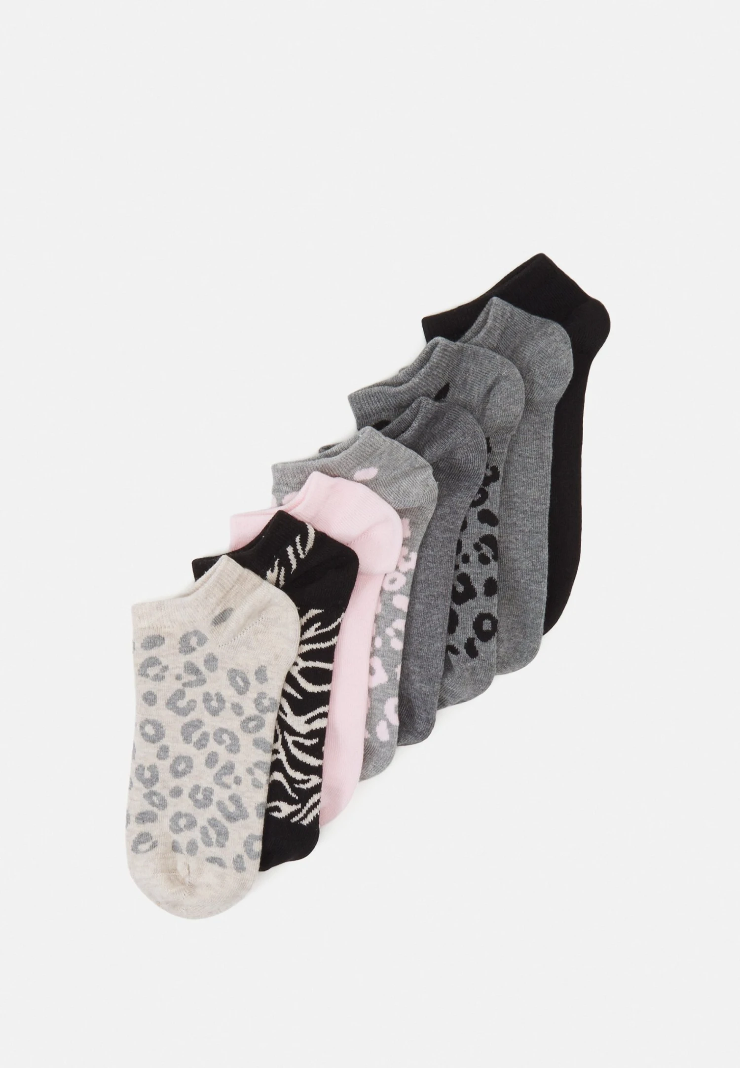 Anna Field 8 Pack - Socks - Black/Grey 3 Anna Field 8 Pack - Socks - Black/Grey