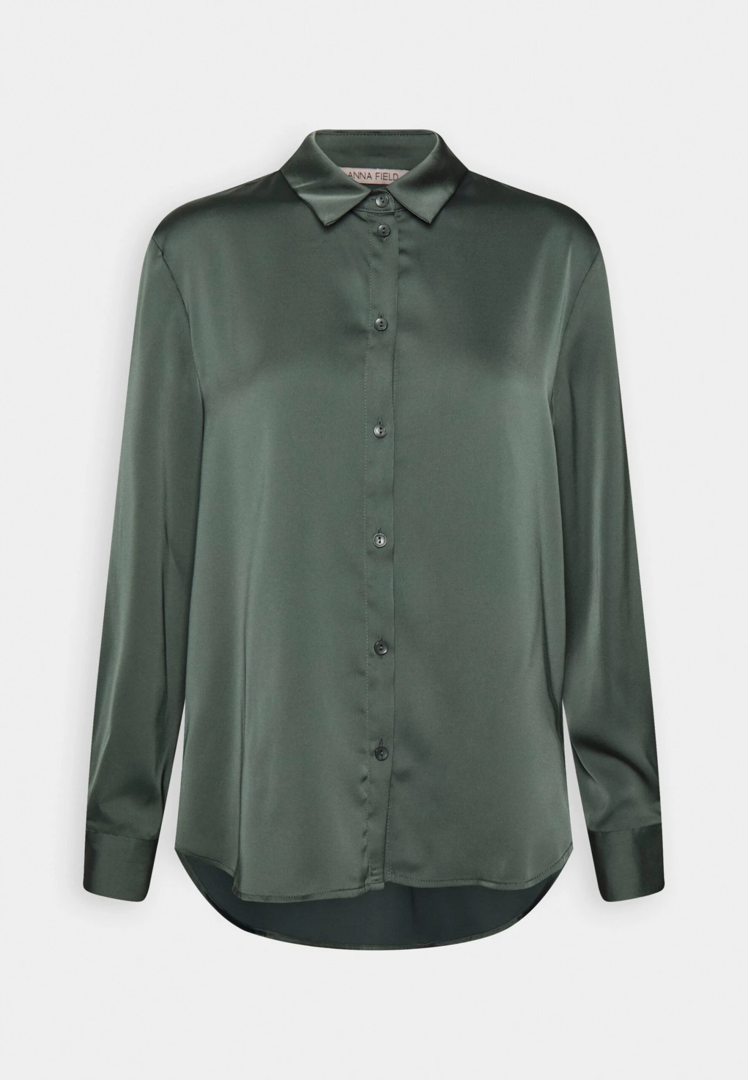 Anna Field Button-Down Blouse - Olive 6 Anna Field Button-Down Blouse - Olive - Image 4