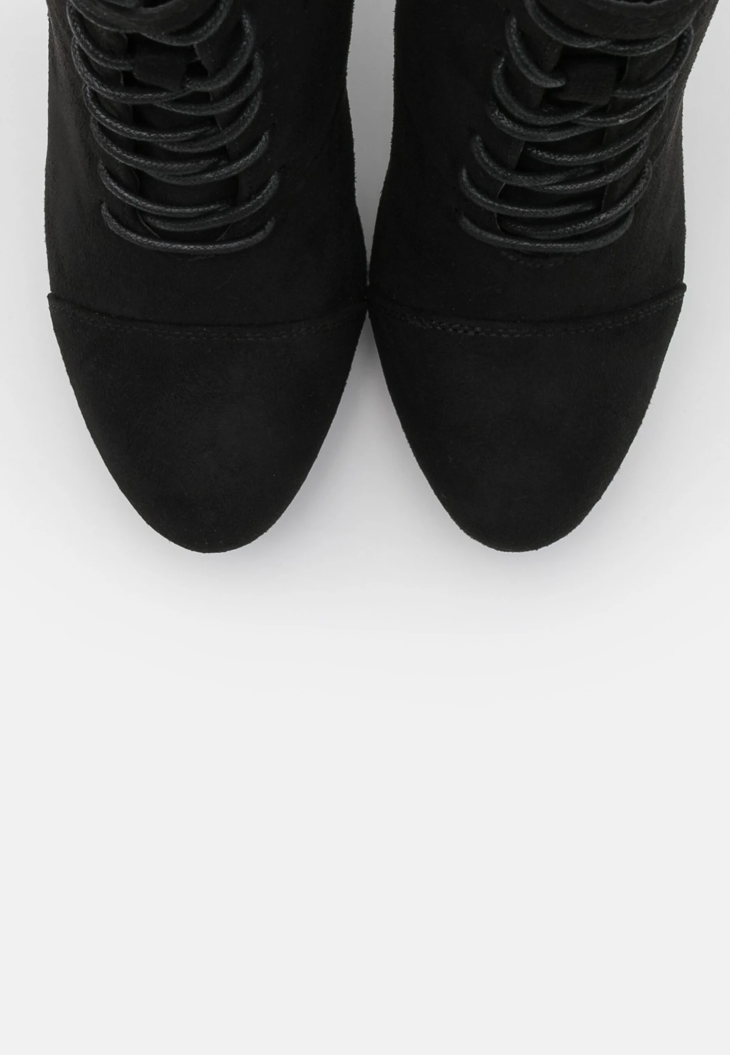 Lace-Up Ankle Boots - Black 8 Lace-Up Ankle Boots - Black - Image 6