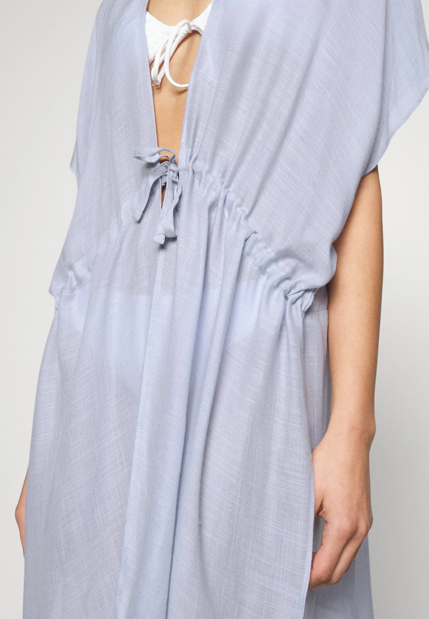 Anna Field Printed Short Kimono / 606 - Khaki_003 - Off-White - Beach Accessory - 502 - Blue 7 Anna Field Printed Short Kimono / 606 - Khaki_003 - Off-White - Beach Accessory - 502 - Blue - Image 5