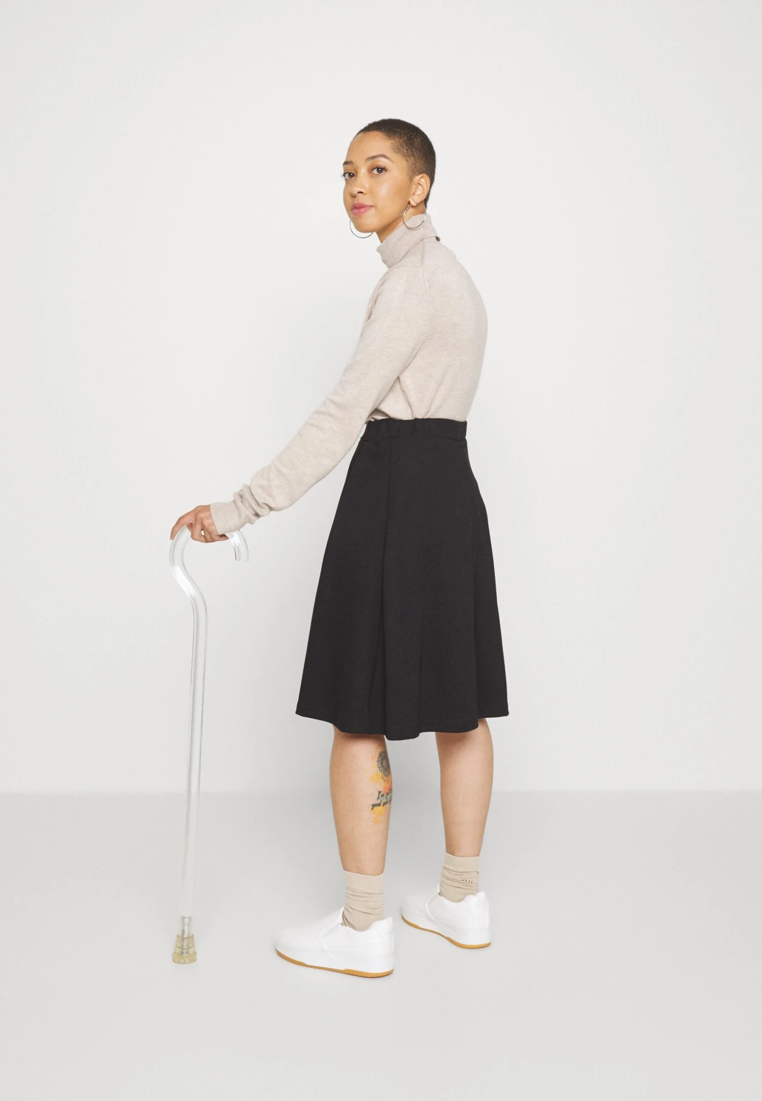 Anna Field Pleated Skirt - Black 6 Anna Field Pleated Skirt - Black - Image 4