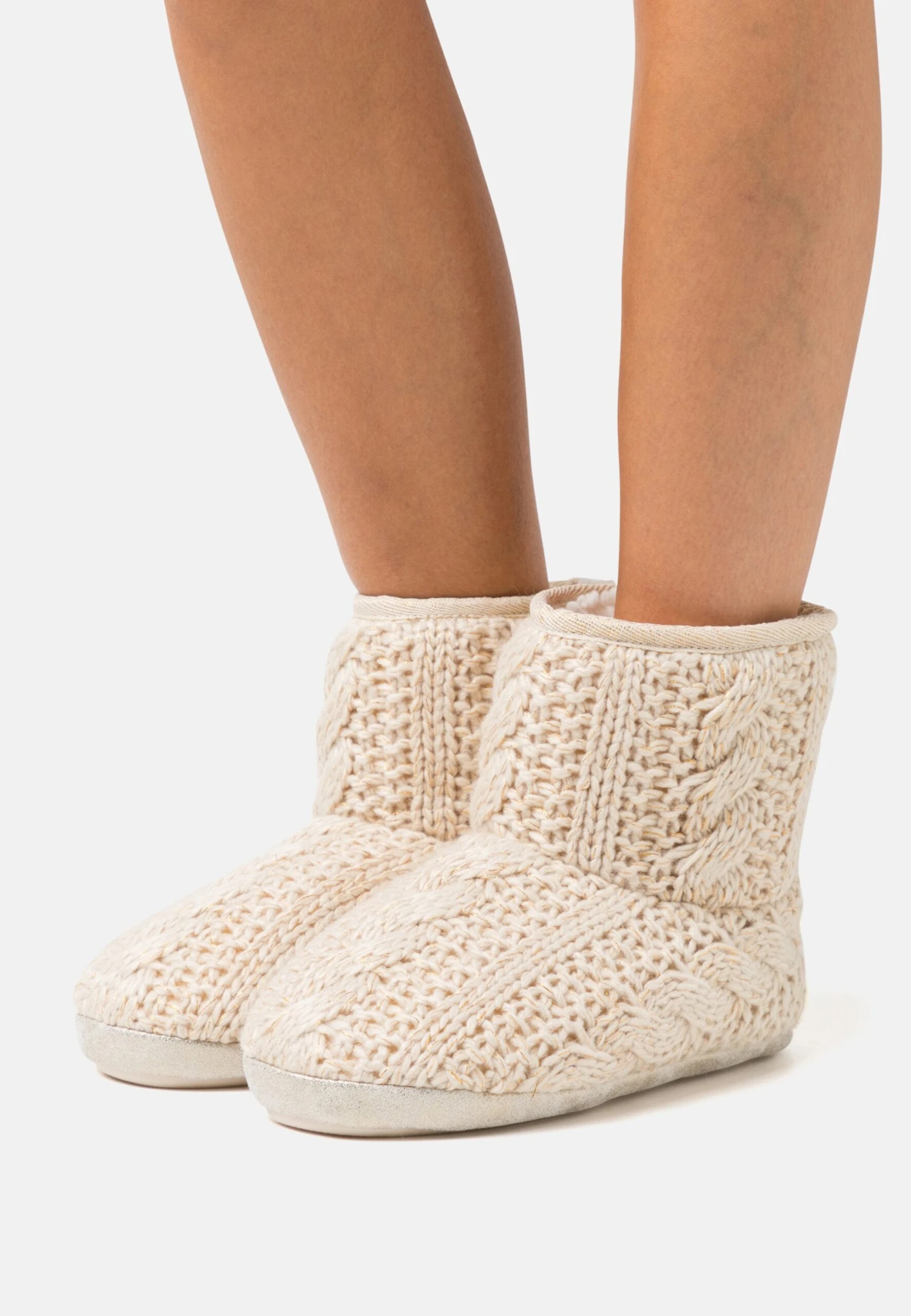 Anna Field Gold-Metallic Thread - Slippers - Gold-Coloured 3 Anna Field Gold-Metallic Thread - Slippers - Gold-Coloured