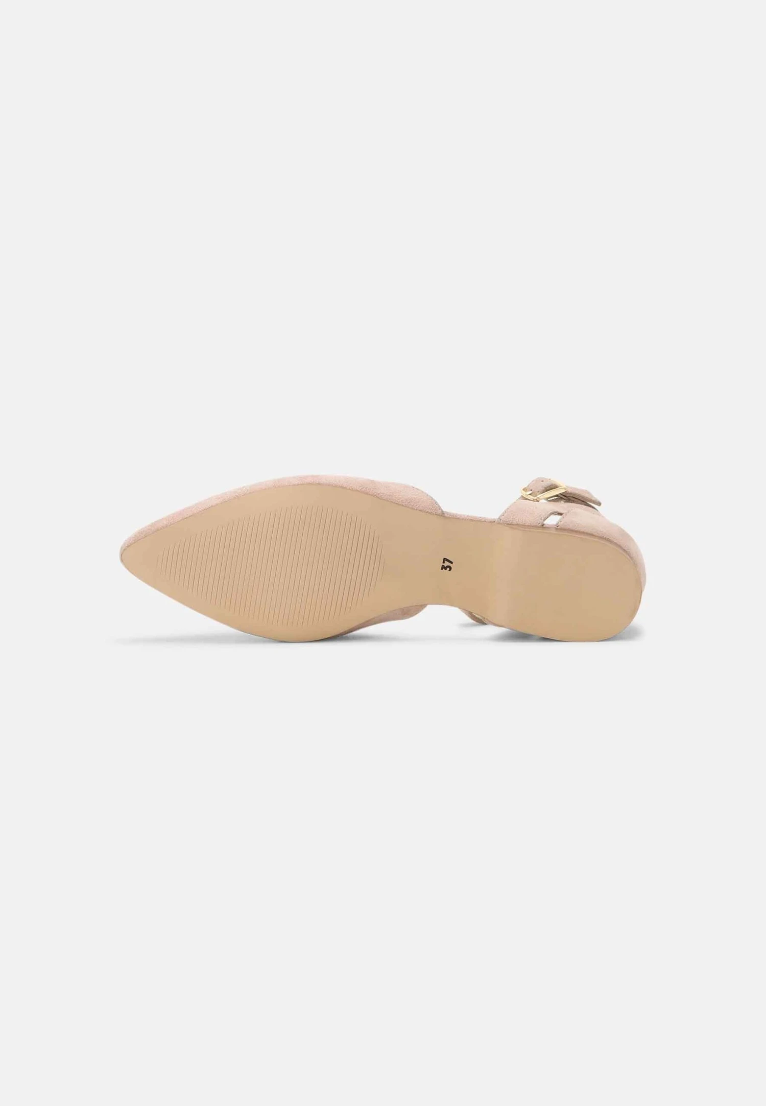 Anna Field Leather - Ankle Strap Ballet Pumps - Beige 9 Anna Field Leather - Ankle Strap Ballet Pumps - Beige - Image 7