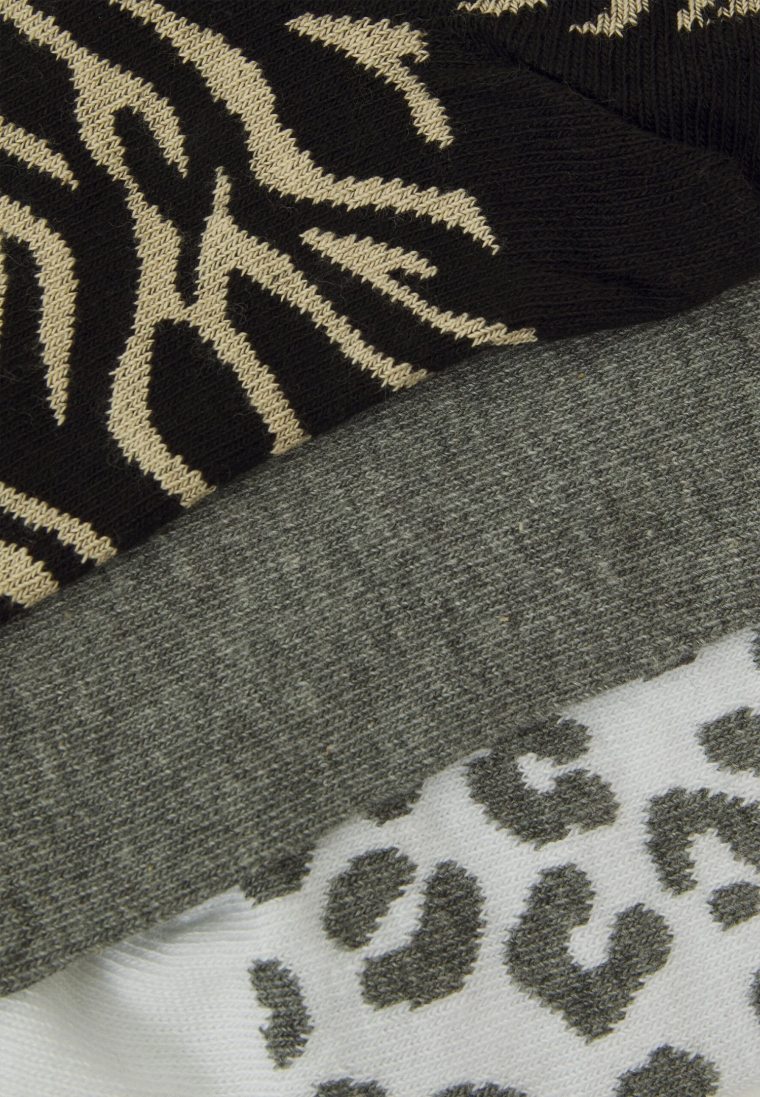 Anna Field 8 Pack - Socks - White/Beige/Grey 4 Anna Field 8 Pack - Socks - White/Beige/Grey - Image 2