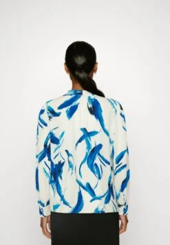 Anna Field Button-Down Blouse - White, Blue -Anna Field 730c6a727e5e42f4a32c8c99038640cd