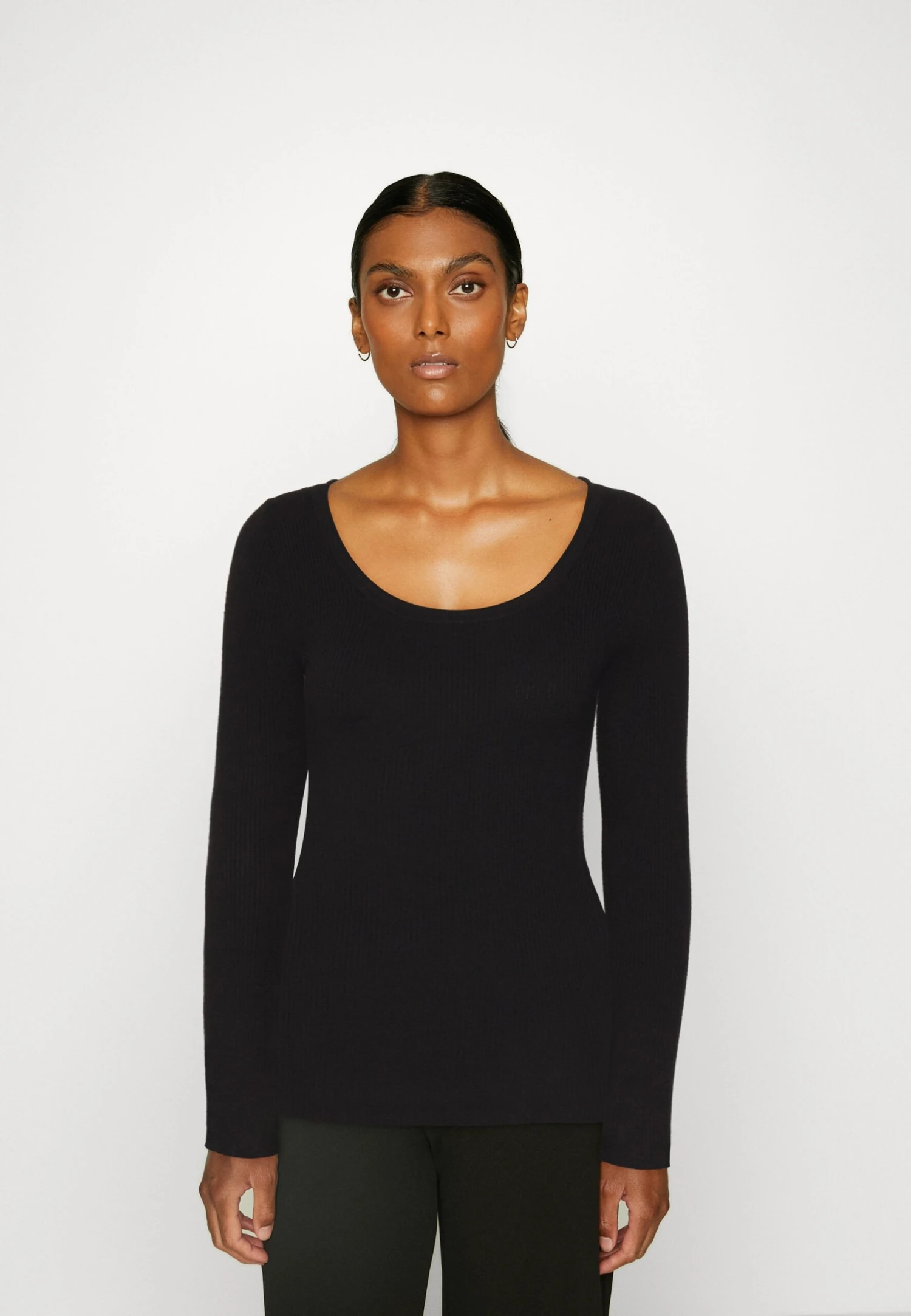 Anna Field Button Detail - Jumper -Black 3 Anna Field Button Detail - Jumper -Black