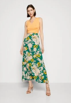 Anna Field Maxi Skirt - Dark Green/Multicoloured -Anna Field 7b7d39c321e24de499a0de927889ae4b