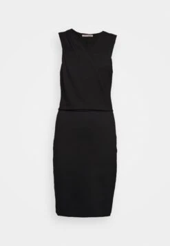 Drapped Neckline Smart Bodycon Sleeveless Mini Dress - Jersey Dress - Black -Anna Field 7e169e682756419492298dc1919a2371