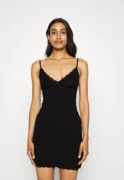 Anna Field 2 Pack - Nightie - Black/Grey 9 Anna Field 2 Pack - Nightie - Black/Grey -Anna Field 7e702b7819da4be3ae3ec229f073876a