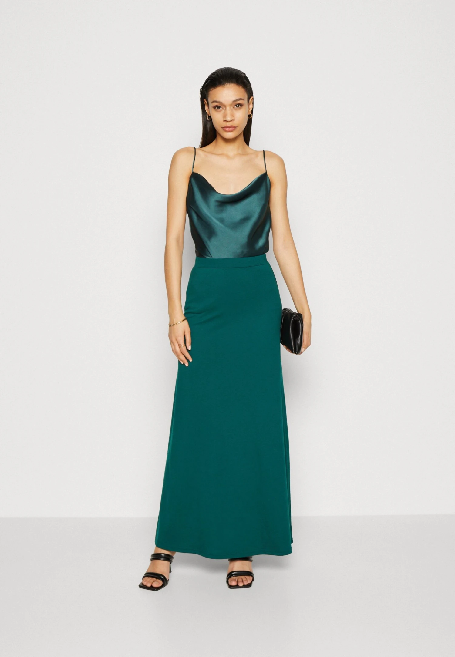 Anna Field Maxi Skirt - Dark Green 4 Anna Field Maxi Skirt - Dark Green - Image 2