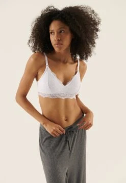 Anna Field 2 Pack- Triangle Bra - Pink/White