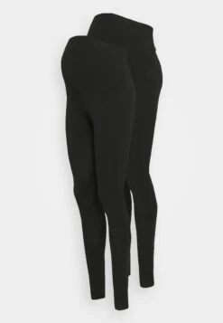7/8 Length Maternity Leggings 2 Pack - Leggings - Trousers - Black -Anna Field 8744b3975f8b4061a2c271200383e625