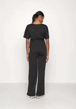 Short Sleeve Wrap Jumpsuit - Jumpsuit - Black 9 Short Sleeve Wrap Jumpsuit - Jumpsuit - Black -Anna Field 916c9e2f7b054f20aa7ff4ca0c540e4f