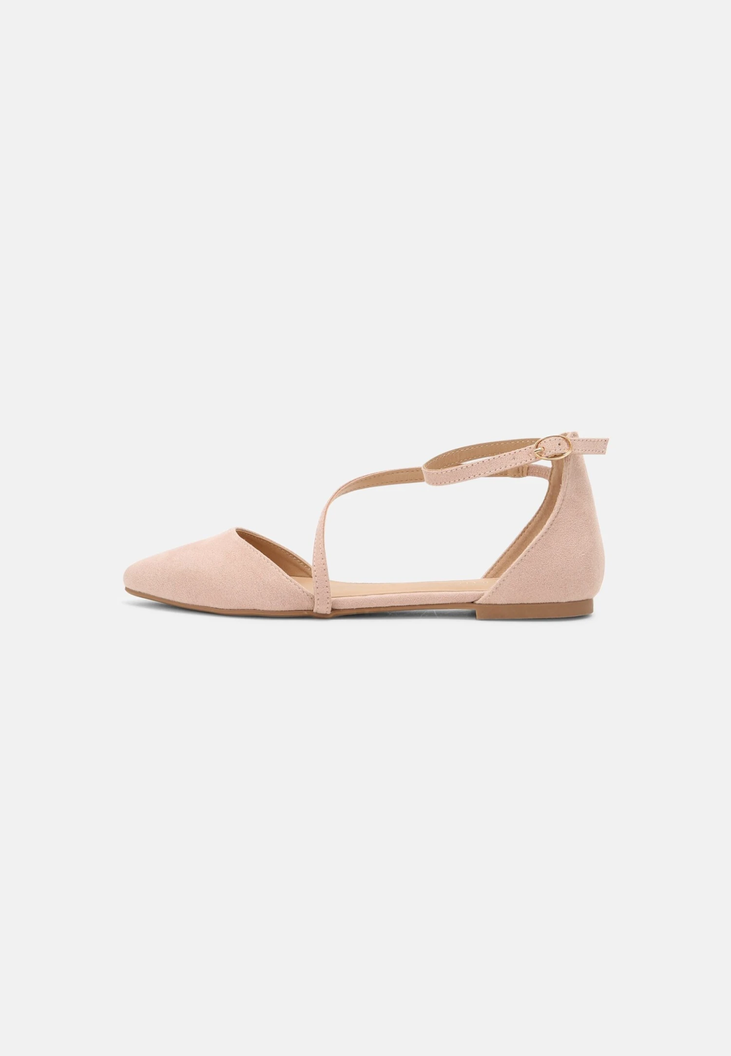 Ankle Strap Ballet Pumps - Light Pink 4 Ankle Strap Ballet Pumps - Light Pink - Image 2