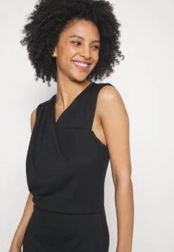 Drapped Neckline Smart Bodycon Sleeveless Mini Dress - Jersey Dress - Black -Anna Field 9f81155bf87843799042533d6c813969