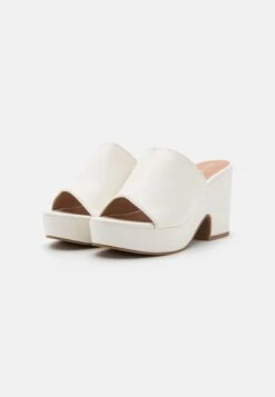 Wide Fit - Heeled Mules -White 10 Wide Fit - Heeled Mules -White -Anna Field 9fdc4ed5dc1041329e405e87283ca9a7