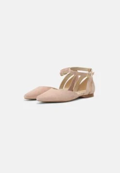 Anna Field Leather - Ankle Strap Ballet Pumps - Beige 12 Anna Field Leather - Ankle Strap Ballet Pumps - Beige -Anna Field a261f99dfb234414b5b967fc7d2122d0