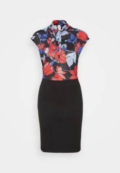 Anna Field Jersey Dress - Black/Red/Blue -Anna Field a577a71a43864e5685a1e407cb1105c5