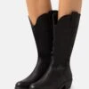 Anna Field Cowboy/Biker Boots - Black 1 Anna Field Cowboy/Biker Boots - Black -Anna Field a7f476510b274473aa28810f09bedb66